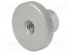 Rändelschraube  Ø  24mm  Innengew  M6  H  15mm  Edelstahl  DIN  466