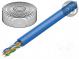 Leitungen  U/UTP  6a  Draht  Cu  4x2x23AWG  LSZH  blau  50m  CPR  Dca