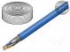 Leitungen  S/FTP  6a  Draht  Cu  4x2x23AWG  LSZH  blau  50m  CPR  Eca