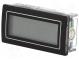 Panel Spannungsmessgerät DC  LCD 3,5 Ziffern 10 mm,beleuchtet