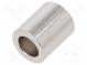 Distanzmuffe  12mm  linsenförmig  Messing  Nickel  ØInn  6,2mm