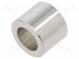 Distanzmuffe  8mm  linsenförmig  Messing  Nickel  ØInn  6,2mm