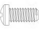 Schraube  M8x45  Kopf  Zylinder  Phillips  Polyamid  ISO Norm  7045