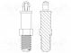 PCB Abstand  Polyamid 66  L  9,5mm  Gewindestab,Klickbefestigung
