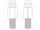 Дистанц PCB  полиамид 66  Дл  6,4мм  шток с резьбой,на защелки
