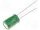 Superkondensator  THT  1F  2,7VDC  ±20%  Maße Korp  Ø8x12mm