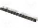 Socket  pin strips  female  PIN  80  turned contacts  angled 90°