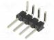 Pin header  pin strips  male  PIN  4  angled 90°  2.54mm  THT  1x4