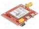 Erweiterungsplatine  SIM,SMA,USB B micro,Stift  39,88x34,29mm