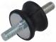 Vibrationsdämpfer  M8  Ø  30mm  Gummi  L  20mm  L. Gewinde  20mm