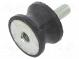 Vibrationsdämpfer  M8  Ø  30mm  Gummi  L  20mm  L. Gewinde  23mm