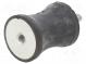 Vibrationsdämpfer  M8  Ø  40mm  Gummi  L  50mm  L. Gewinde  23mm