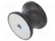 Vibrationsdämpfer  M12  Ø  70mm  Gummi  L  53mm  H  12mm  2894N