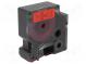 Band  19mm  7m  rot  Zeichenfarbe  schwarz