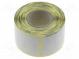 Etikett  28mm  89mm  weiss
