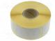 Etikett  19mm  51mm  weiss  Zeichenfarbe  schwarz