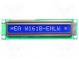 Display  LCD  alphanumerisch  STN Negative  16x1  blau  LED  PIN 16
