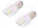 Leuchtmittel  KFZ  BAY15D  12V  1W  VISIONPRO LED  P21/5W  6000K