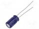 Kondensator  elektrolytisch  bipolar  THT  10uF  50VDC  ±20%  2000h
