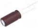 Kondensator  elektrolytisch  low ESR  THT  100uF  16VDC  Ø6,3x11mm