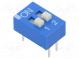 Schalter  DIP-SWITCH  Anzahl Sektionen  2  OFF-ON  0,025A/24VDC