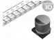 Kondensator  elektrolytisch  low ESR  SMD  330uF  6,3VDC  Ø8x6,2mm