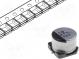 Kondensator  elektrolytisch  low ESR  SMD  10uF  80VDC  Ø8x6,2mm