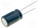 Kondensator  elektrolytisch  low ESR  THT  1200uF  6,3VDC  Ø8x20mm