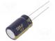 Kondensator  elektrolytisch  low ESR  THT  2200uF  10VDC  ±20%