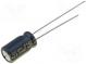 Kondensator  elektrolytisch  low ESR  THT  100uF  25VDC  ±20%