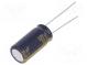 Kondensator  elektrolytisch  low ESR  THT  220uF  50VDC  Ø10x20mm