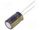 Kondensator  elektrolytisch  low ESR  THT  330uF  63VDC  ±20%  85mΩ
