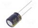 Kondensator  elektrolytisch  low ESR  THT  33uF  100VDC  ±20%