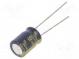 Kondensator  elektrolytisch  low ESR  THT  680uF  6,3VDC  ±20%