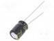 Kondensator  elektrolytisch  low ESR  THT  470uF  10VDC  Ø8x11,5mm