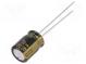 Kondensator  elektrolytisch  low ESR  THT  330uF  10VDC  Ø8x11,5mm