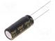 Kondensator  elektrolytisch  low ESR  THT  330uF  50VDC  Ø10x25mm