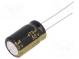 Kondensator  elektrolytisch  low ESR  THT  470uF  50VDC  ±20%  22mΩ