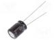 Kondensator  elektrolytisch  low ESR  THT  680uF  10VDC  Ø8x11,5mm