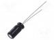 Kondensator  elektrolytisch  low ESR  THT  100uF  16VDC  Ø5x11mm