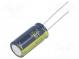 Kondensator  elektrolytisch  low ESR  THT  1500uF  16VDC  Ø10x20mm