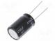 Kondensator  elektrolytisch  low ESR  THT  3300uF  25VDC  Ø16x25mm