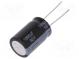 Kondensator  elektrolytisch  low ESR  THT  1000uF  50VDC  Ø16x25mm