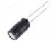 Kondensator  elektrolytisch  low ESR  THT  120uF  50VDC  Ø8x15mm