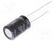 Kondensator  elektrolytisch  low ESR  THT  220uF  50VDC  Ø10x16mm