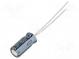 Kondensator  elektrolytisch  low ESR  THT  18uF  63VDC  Ø5x11mm
