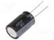 Kondensator  elektrolytisch  low ESR  THT  2200uF  35VDC  Ø16x25mm