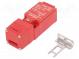 Sicherheitsschalter  schlüsselschalter  EK  NC x2  IP65  PBT  rot
