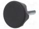 Rändelschraube  Ø  45mm  Außengew  M10  40mm  Technopolymer PA