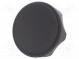 Rändelschraube  Ø  45mm  Außengew  M8  20mm  Technopolymer PA